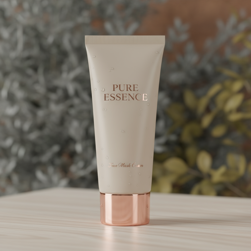 High_quality_3D_4K_image_of_an_elegant_tube_of_face_mask_cream_labeled__Pure_Essence___Soft_gray_and (2)