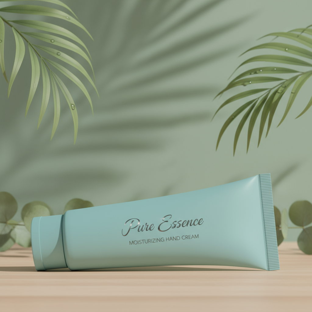 Realistic_4K_3D_product_image_of_moisturizing_hand_cream_in_an_elegant_and_classy_tube_labeled__Pure (1)